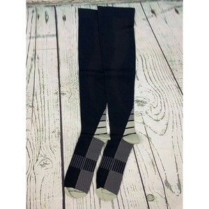 Compression Socks Women Men with Foot Massage Pad and Arch Support 1 Pair M